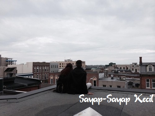 Girl and Boy on the roof