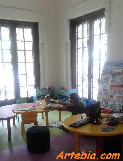 ruang baca anak perpustakaan bank Indonesia