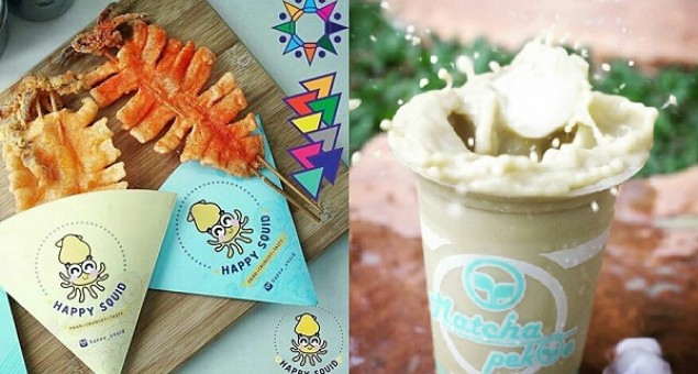Happy Squid Dan MatchaPekoe: Kuliner Unik Ala Bazar Tematik