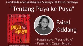Literasi Oktober: Goodreads Surabaya, Faisal Oddang, dan Puya ke Puya