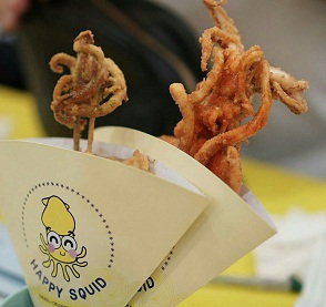 Happy Squid Dan Matchapekoe Kuliner Unik Ala Bazar Tematik